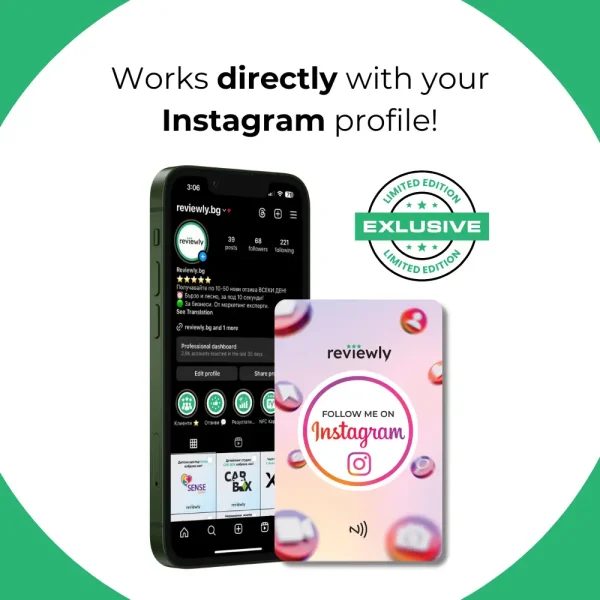 Works directly with your Instagram account