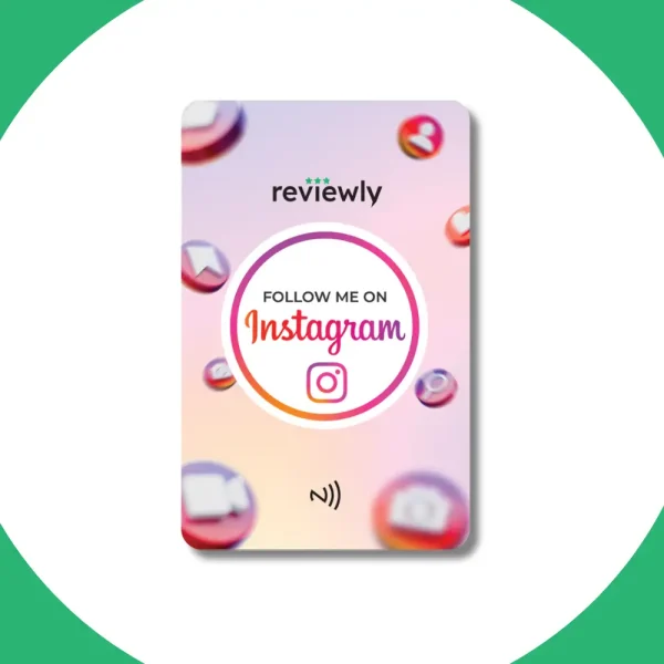 NFC card for more Instagram followers